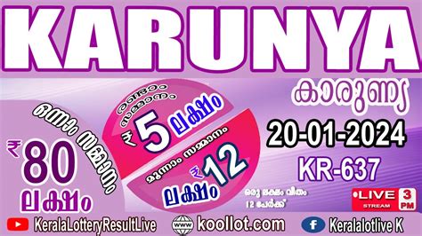 karunya bhagyakuri lottery result|Kerala Lottery Result Today LIVE: Karunya KR.